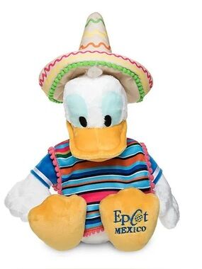 Disney World Epcot Mexico - Three Caballeros Donald Plush